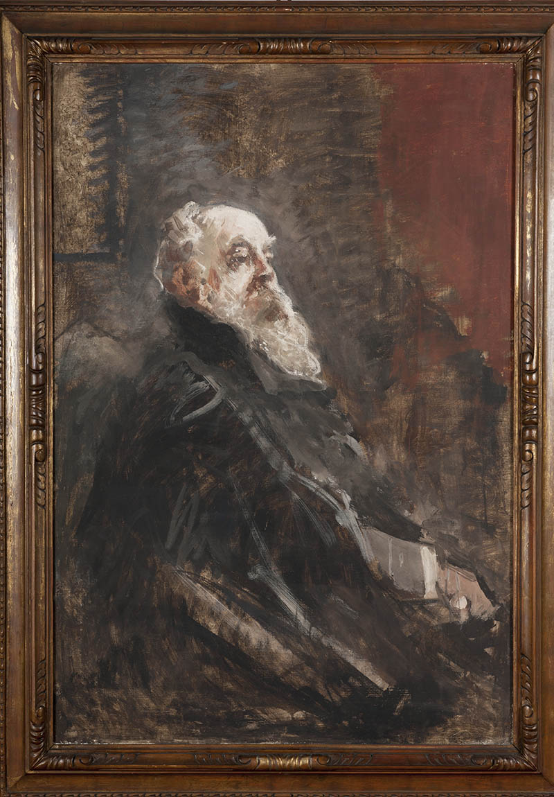 Luigi Secchi Ritratto di Mosè Bianchi