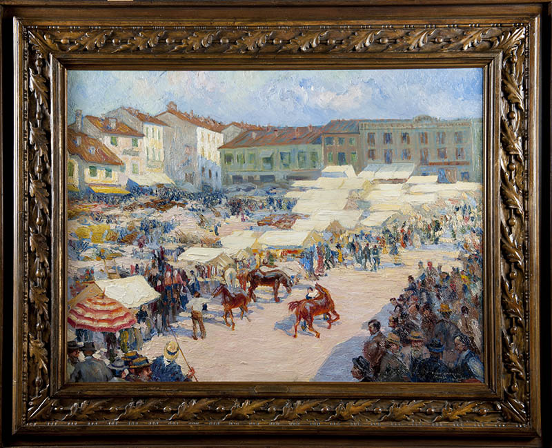Guido Caprotti Il mercato di San Giovanni a Monza